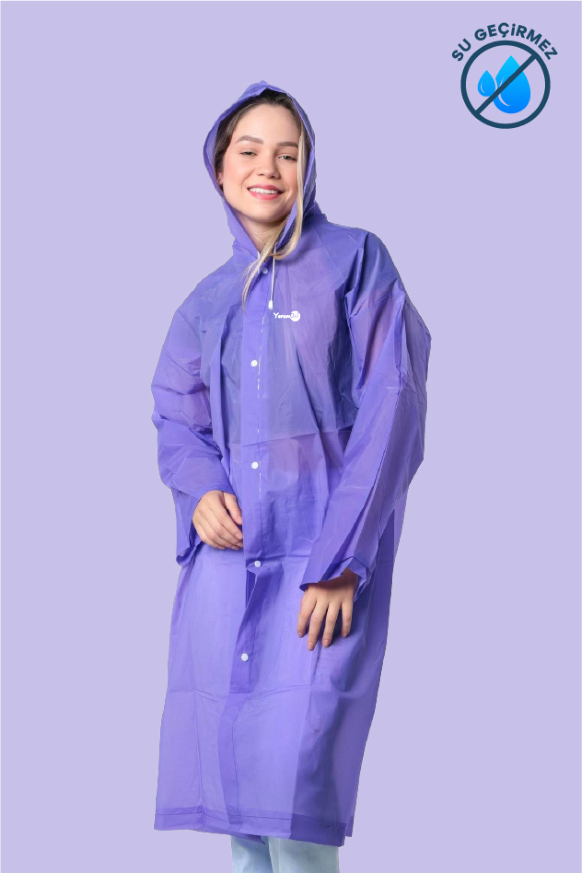 Yerumoni Yağmurluk Mor