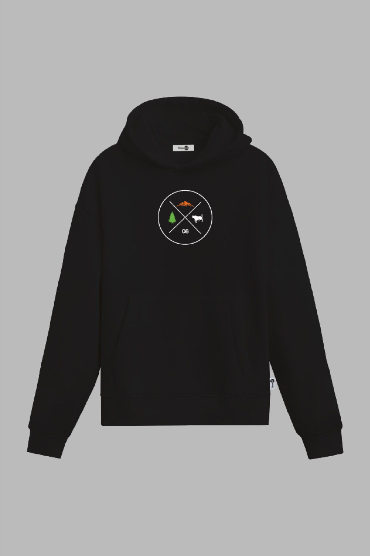 Artvin Kapüşonlu Sweatshirt Siyah