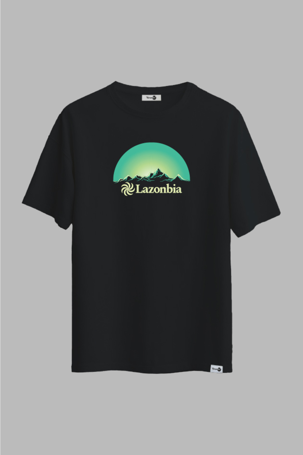Lazonbia 2 Klasik Tshirt Siyah