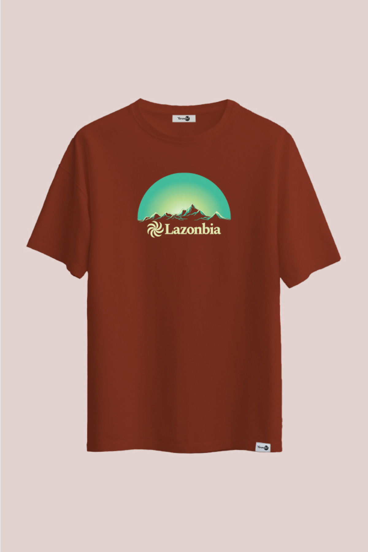 Lazonbia 2 Klasik Tshirt Kahverengi