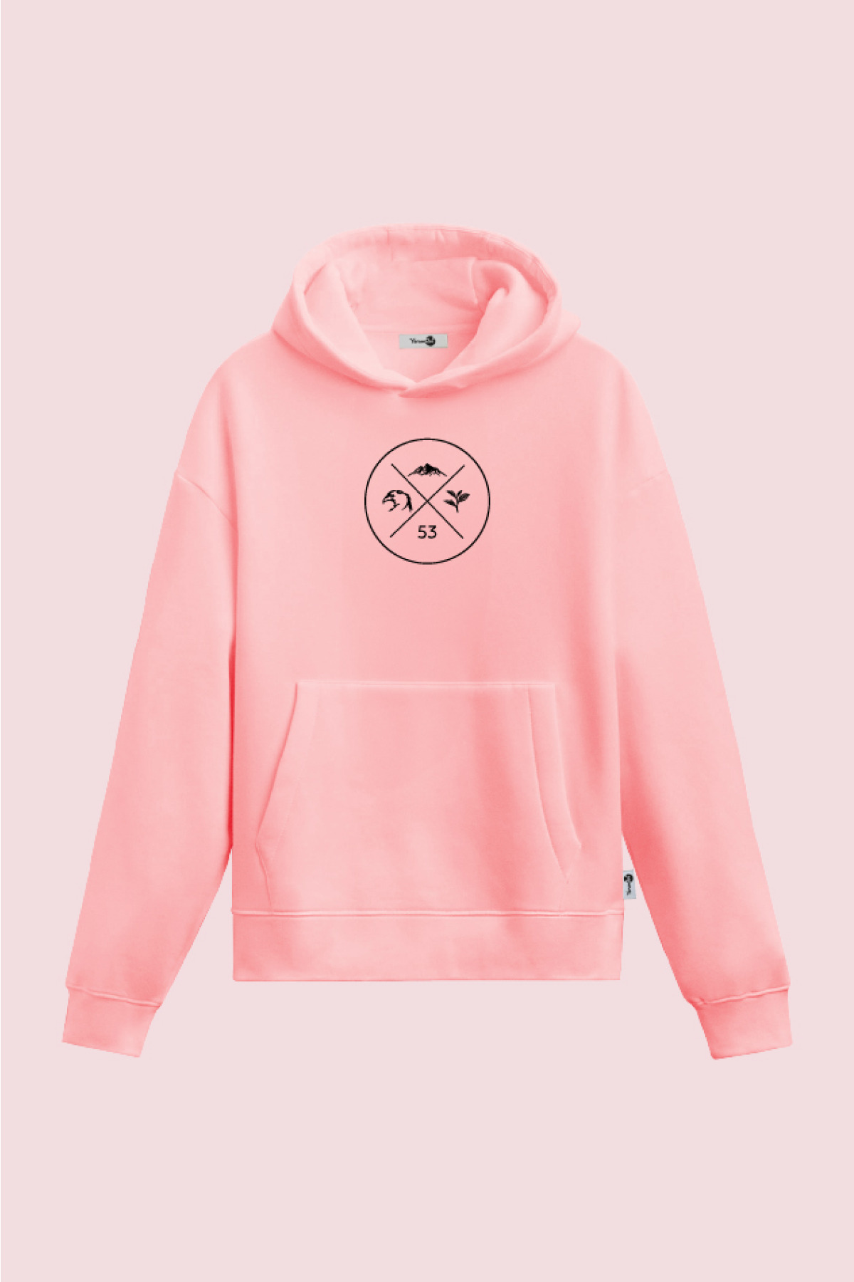 Rize Kapüşonlu Sweatshirt Pembe