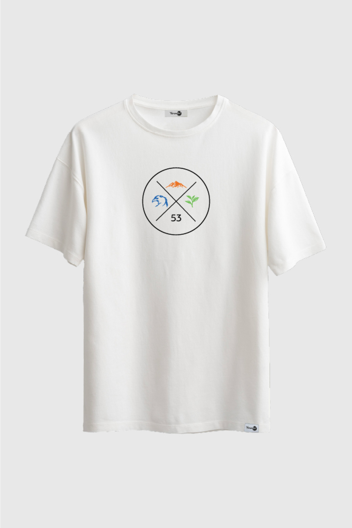 Rize Klasik Tshirt Beyaz