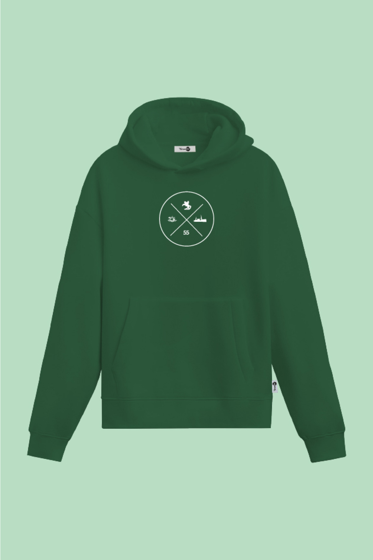 Samsun Kapüşonlu Sweatshirt Yeşil