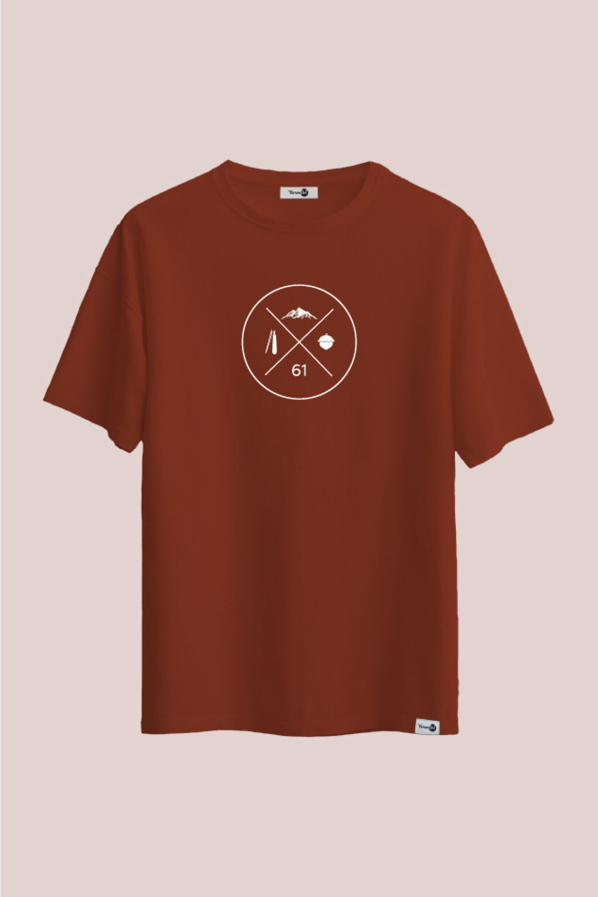 Trabzon Klasik Tshirt Kahverengi