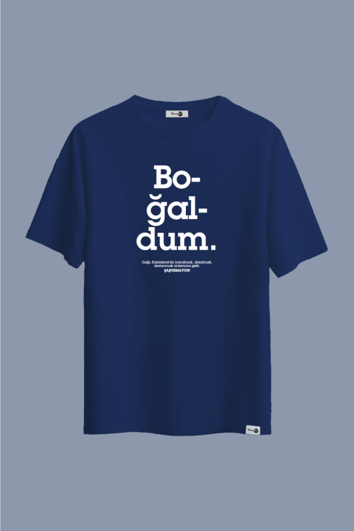 Boğaldum Klasik Tshirt Lacivert