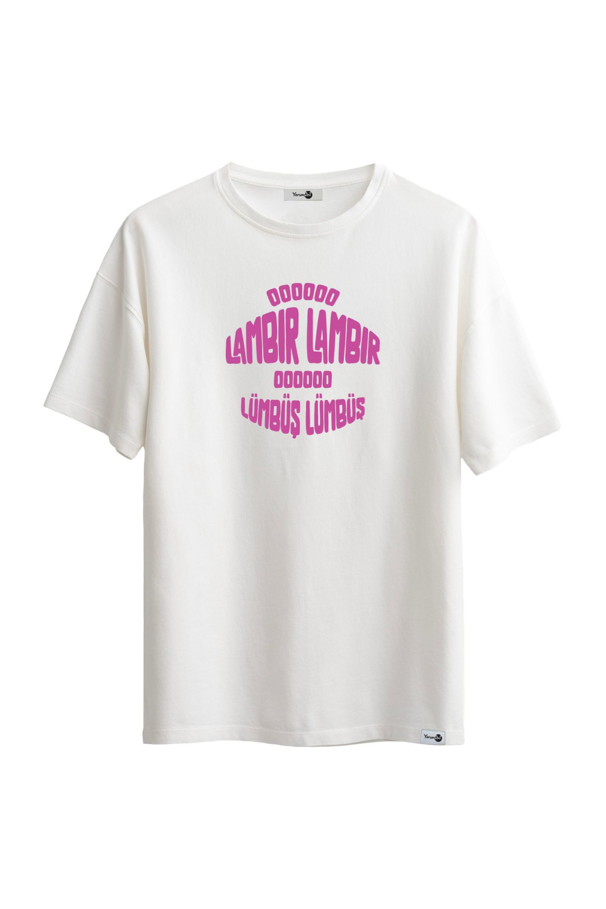 Lambır Lambır Beyaz Oversize Tshirt