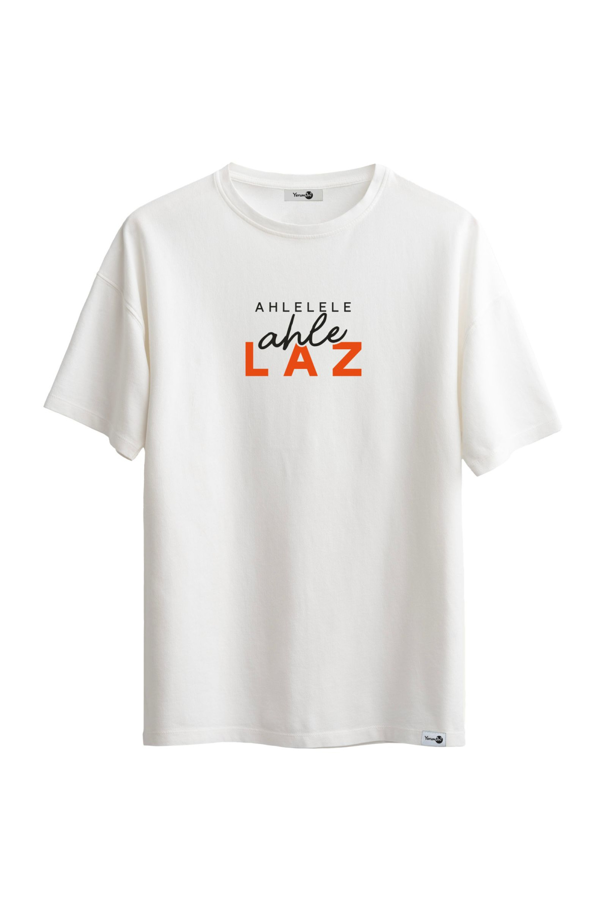 Ahlelaz Beyaz Oversize Tshirt