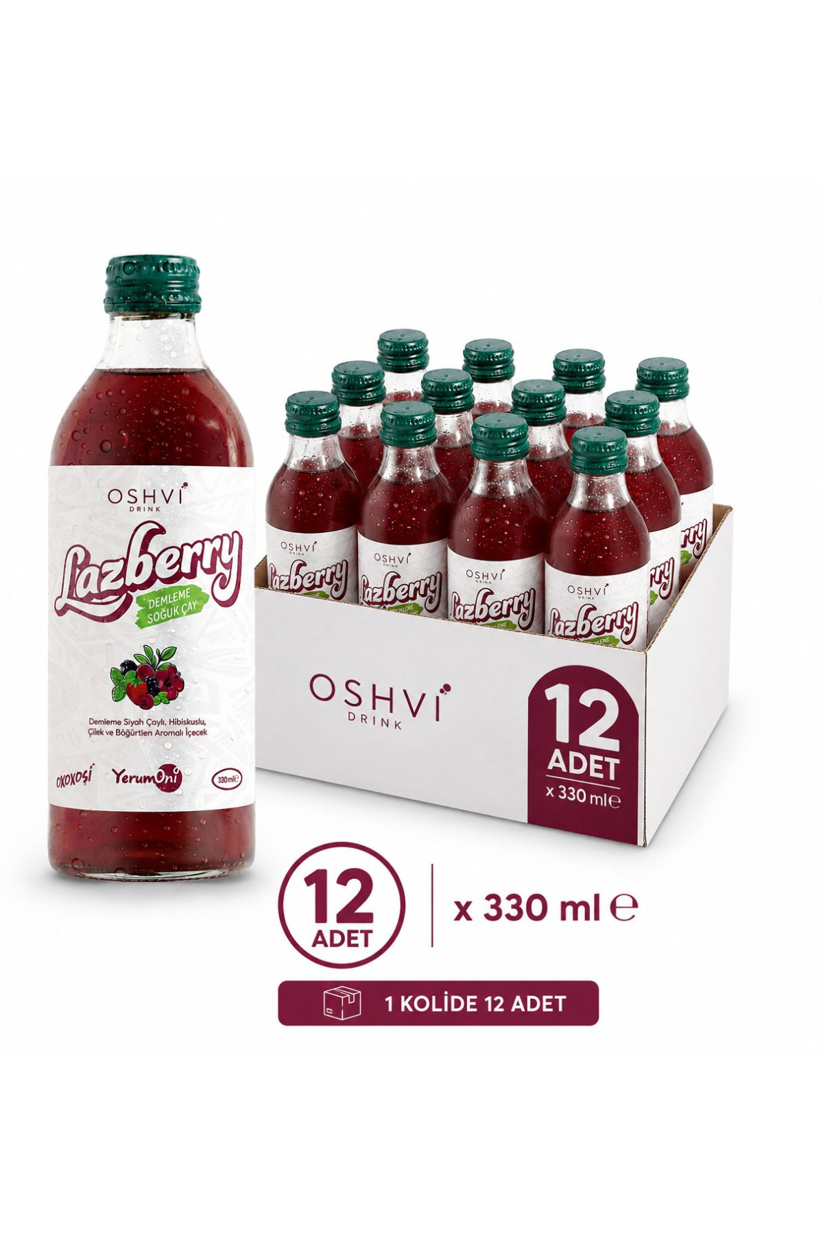 LAZBERRY  İÇECEK (12 ADET)
