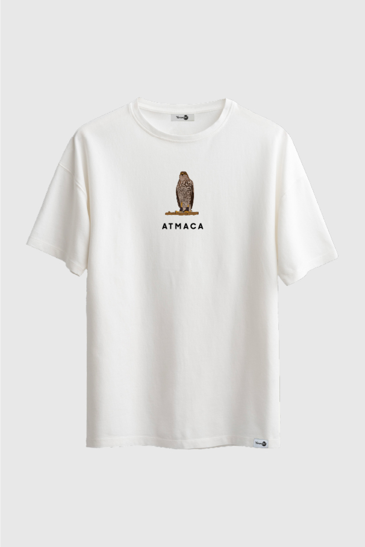 Atmaca Klasik Tshirt Beyaz