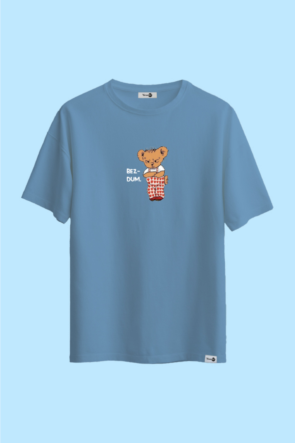 Bezdum Teddy Klasik Tshirt Mavi