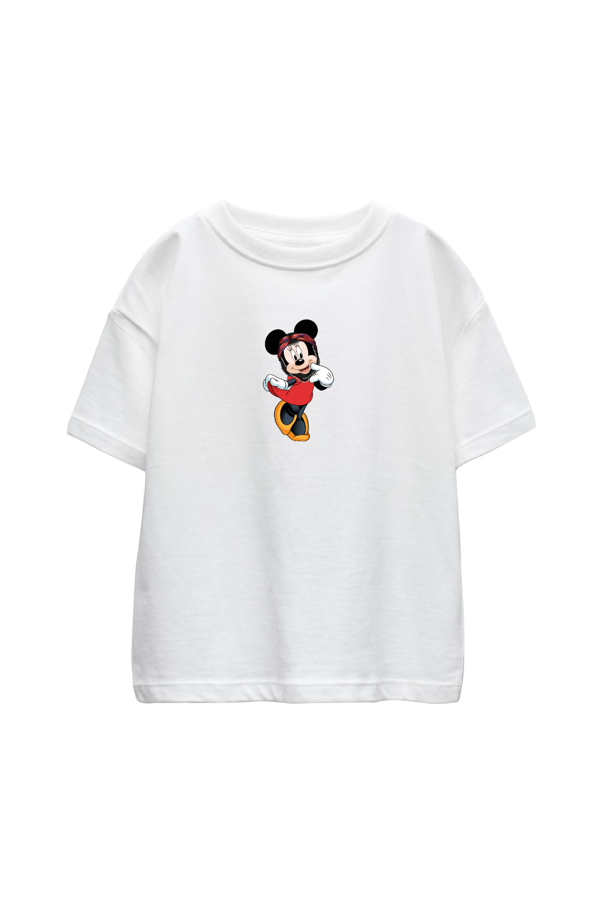 Minnie Mouse Çocuk Tshirt Beyaz