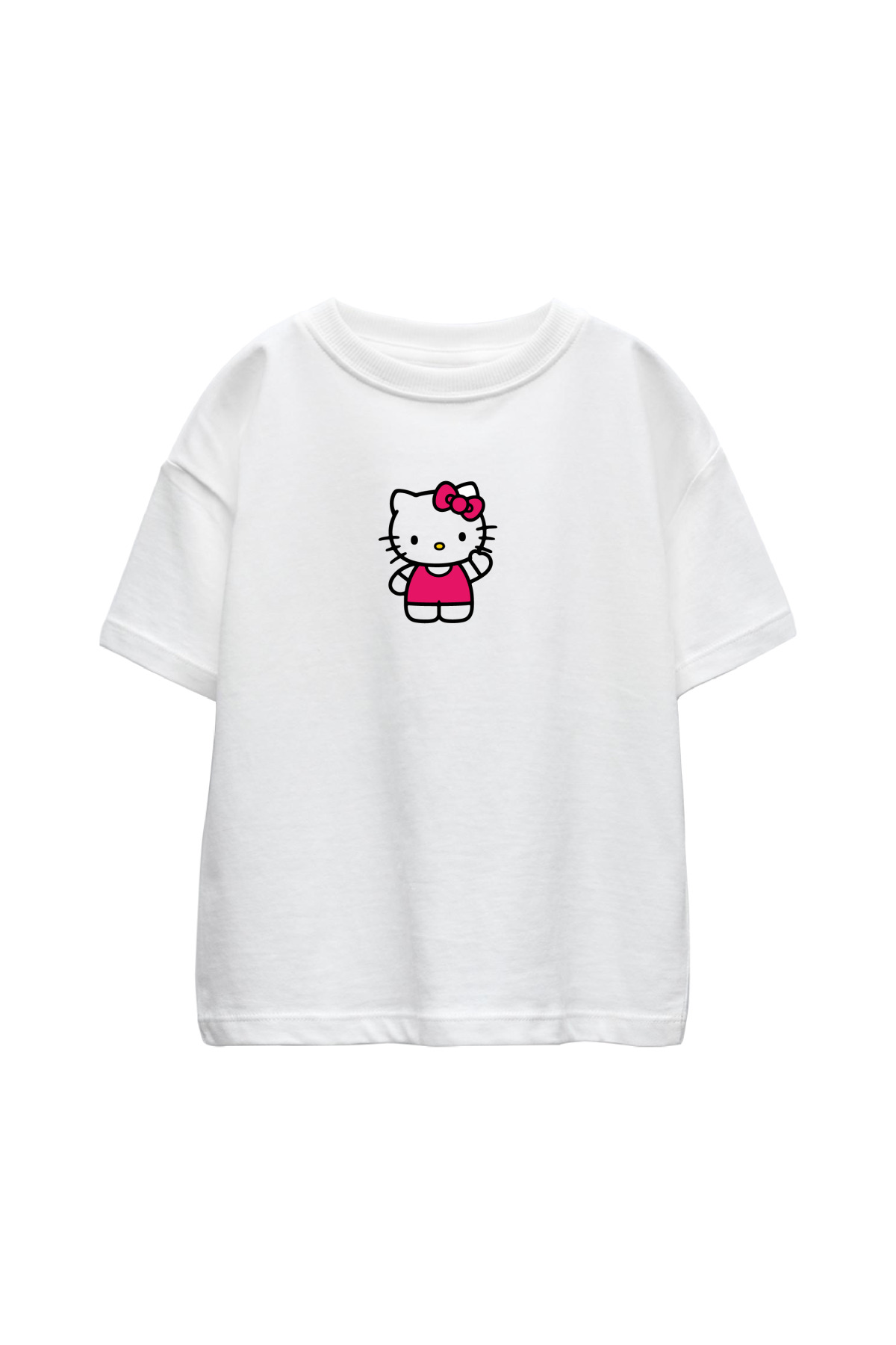 Hello Kitty Çocuk Tshirt Beyaz