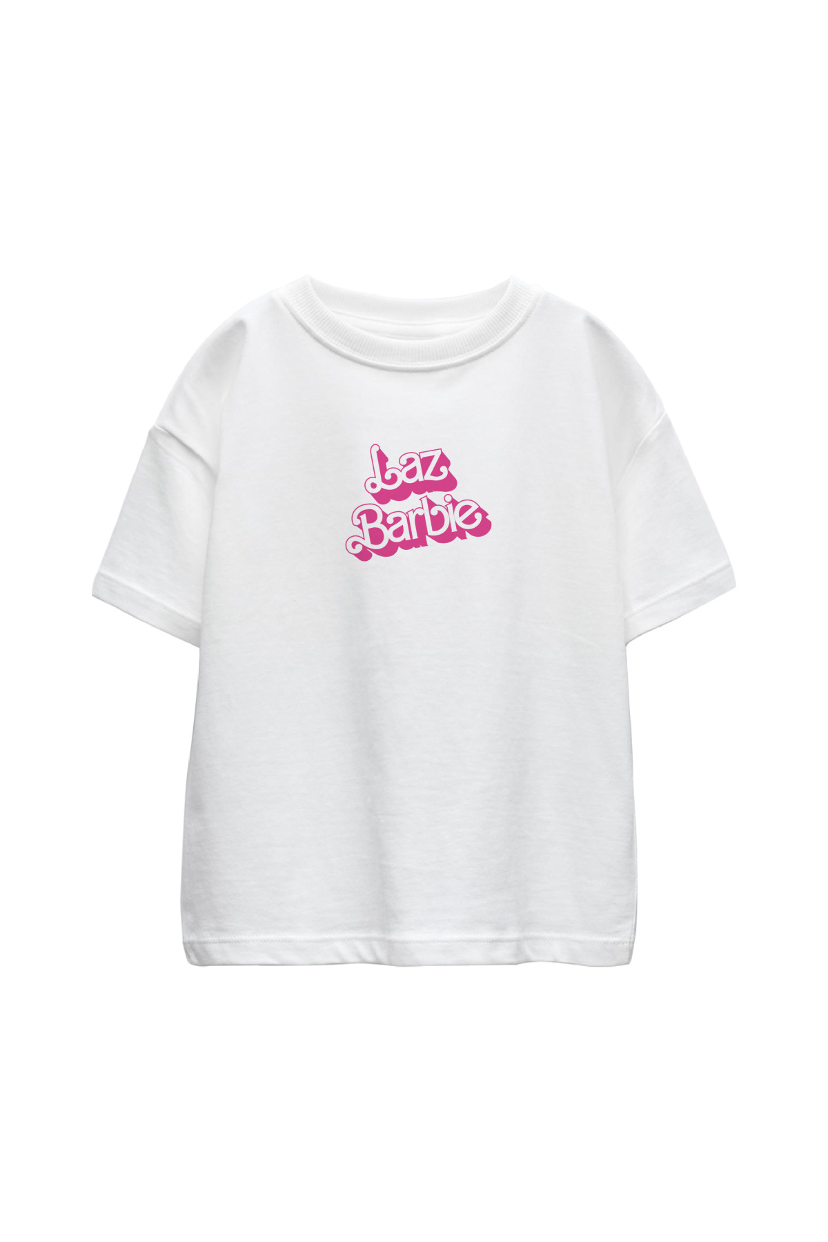 Laz Barbie Çocuk Tshirt Beyaz
