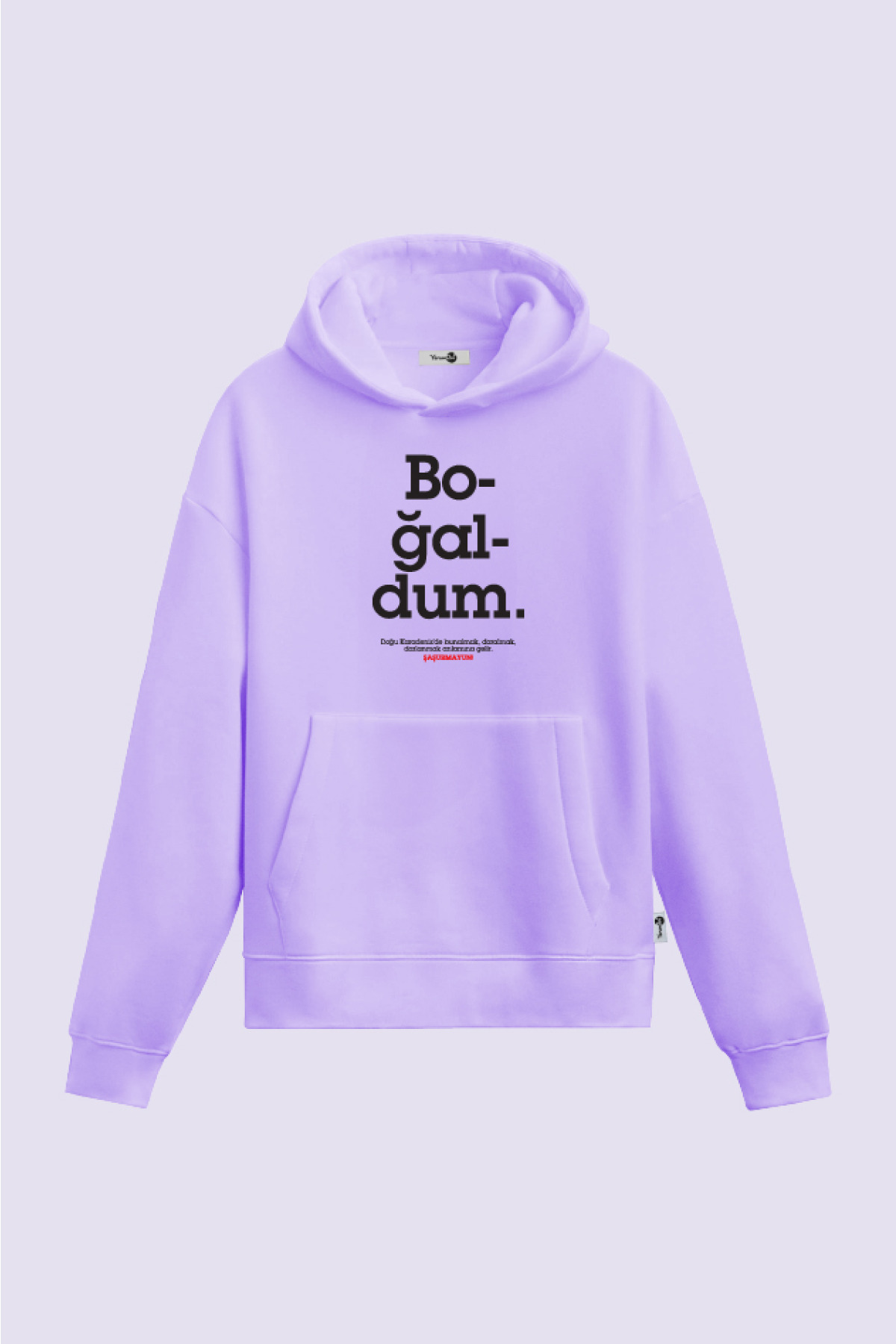 Boğaldum Kapüşonlu Sweatshirt Lila