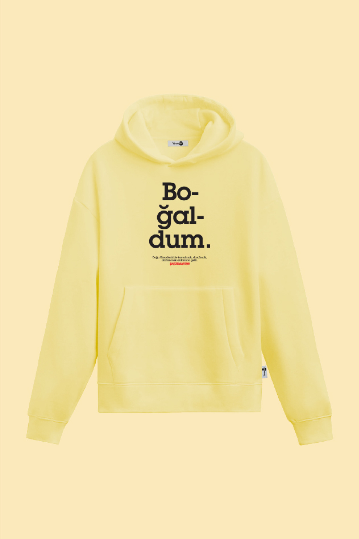 Boğaldum Kapüşonlu Sweatshirt Sarı