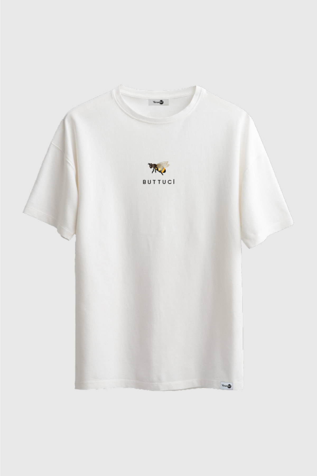 Buttuci Klasik Tshirt Beyaz