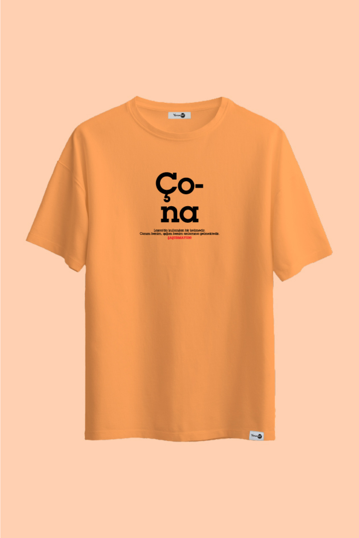 Çona Klasik Tshirt Turuncu