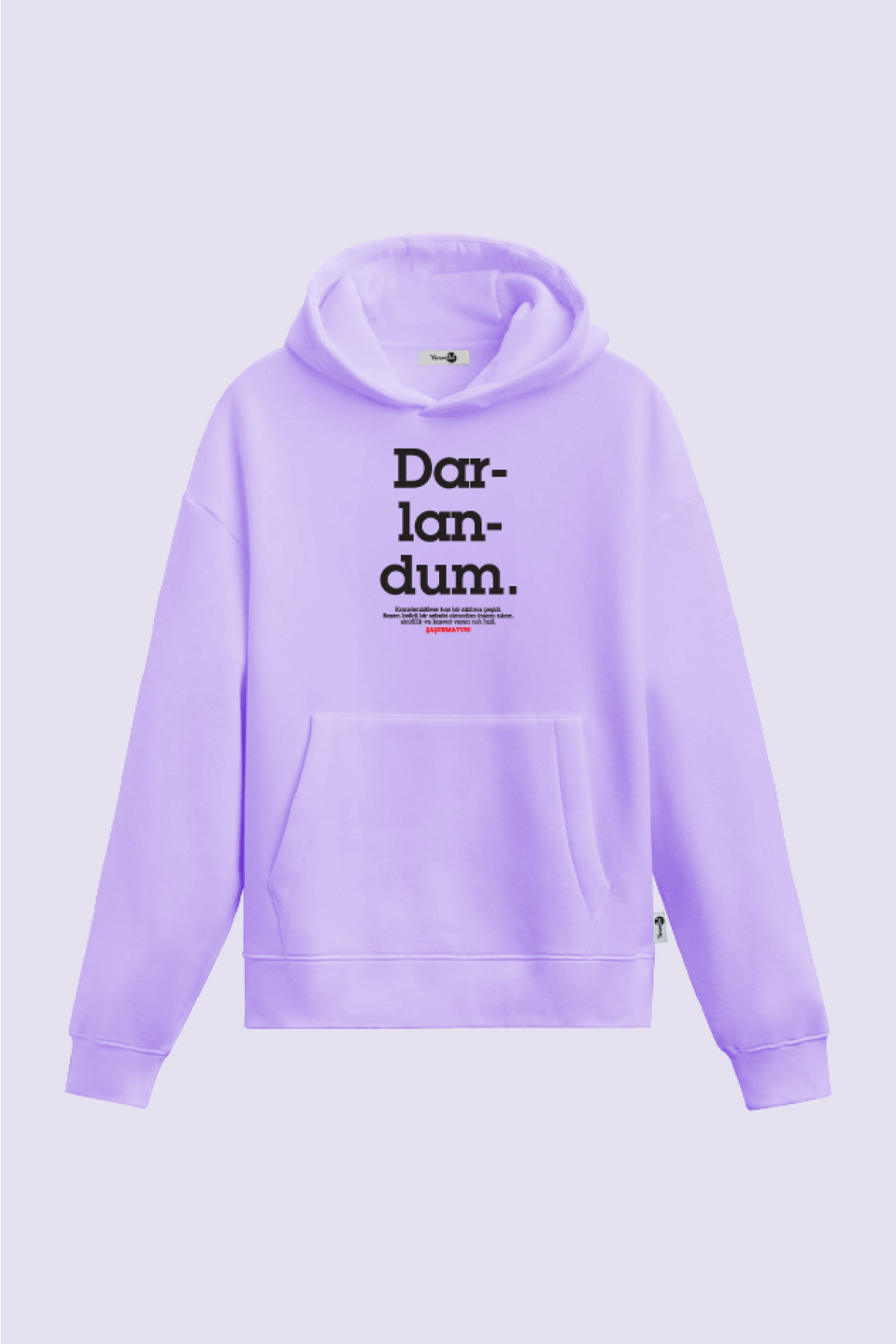 Darlandum kapüşonlu Sweatshirt Lila