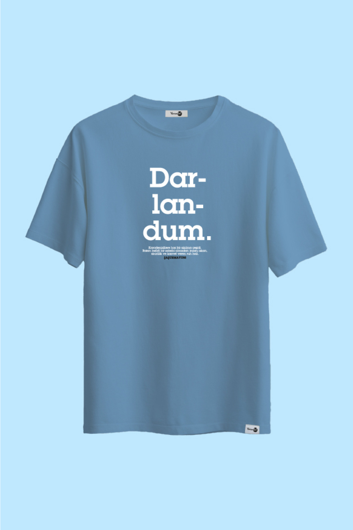 Darlandum Klasik Tshirt Mavi