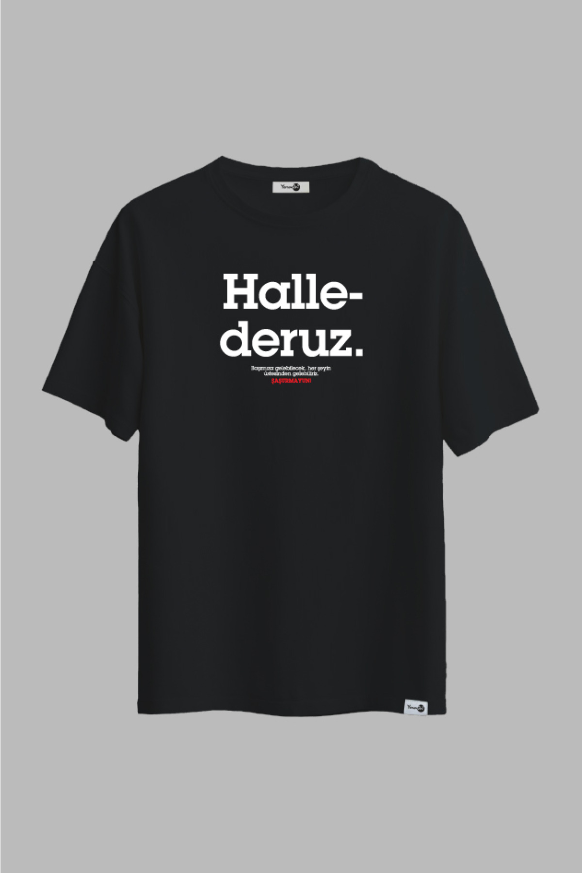 Hallederuz Klasik Tshirt Siyah