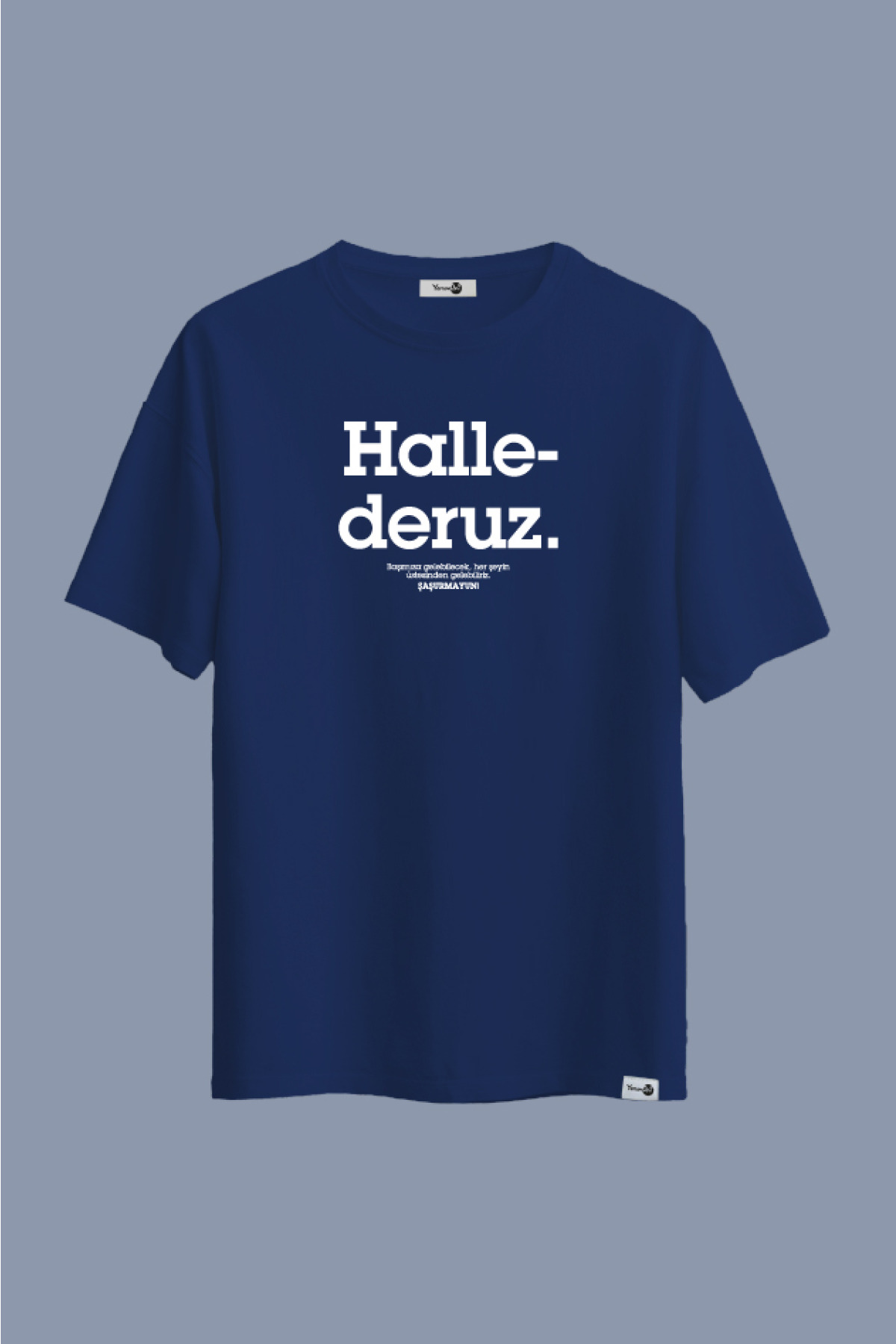 Hallederuz Klasik Tshirt Lacivert