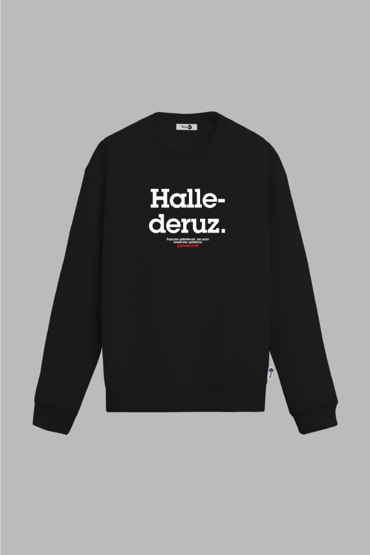 Hallederuz Sweatshirt Siyah
