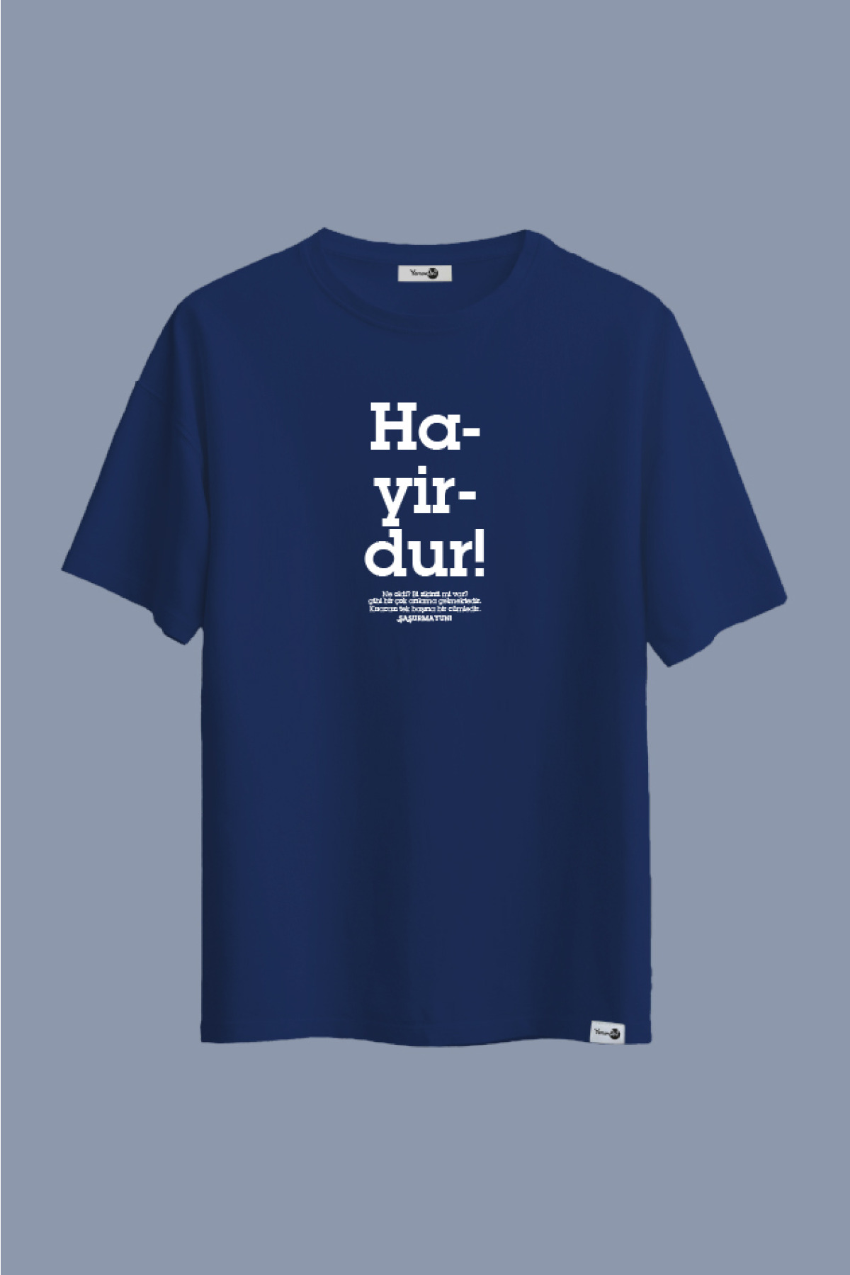 Hayirdur Klasik Tshirt Lacivert
