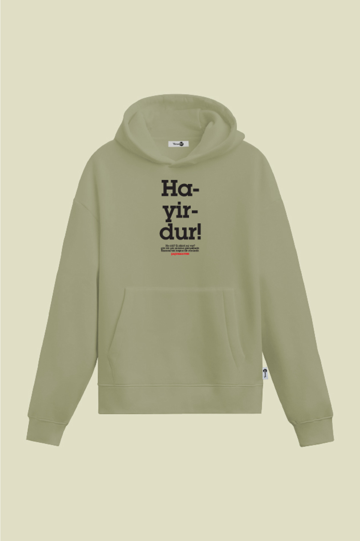 Hayirdur Kapüşonlu Sweatshirt Mint Yeşil