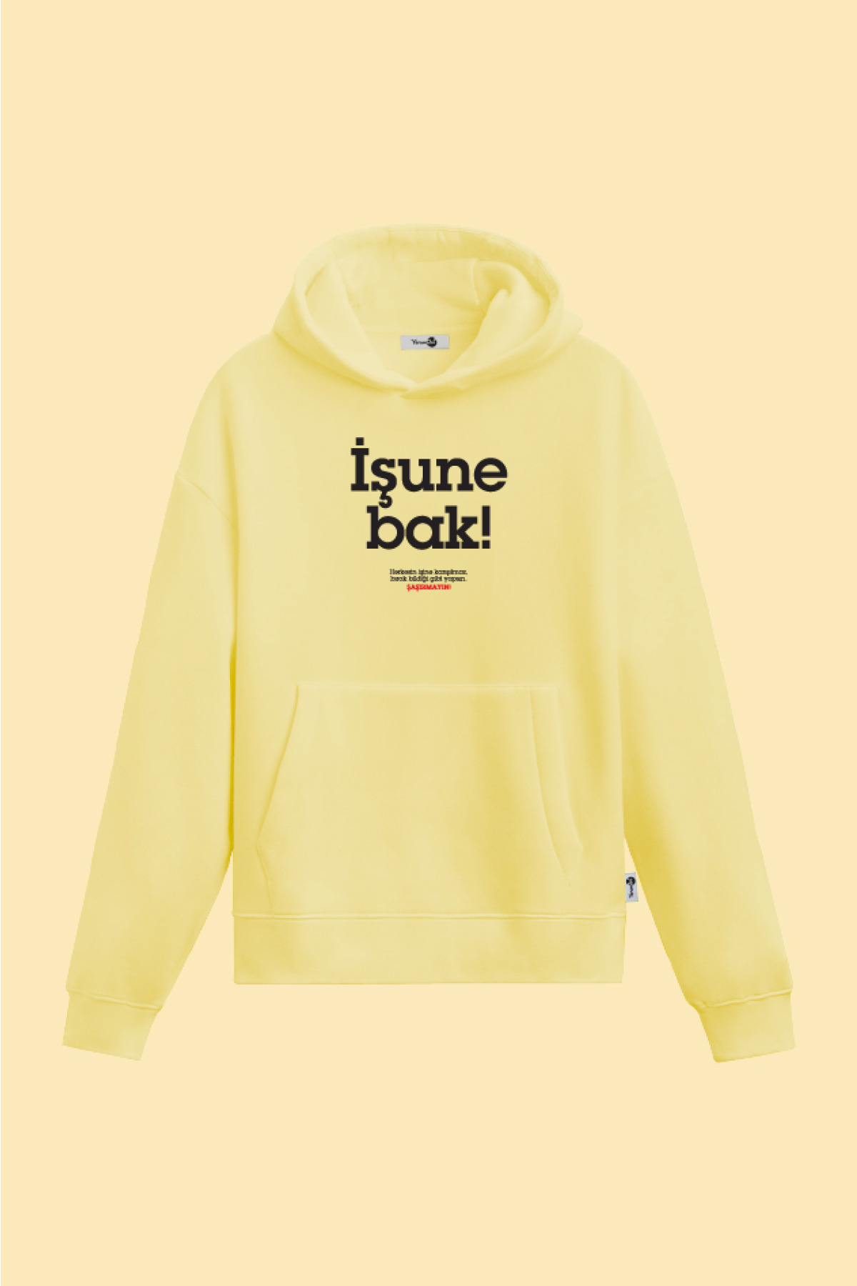 İşune Bak Kapüşonlu Sweatshirt Sarı