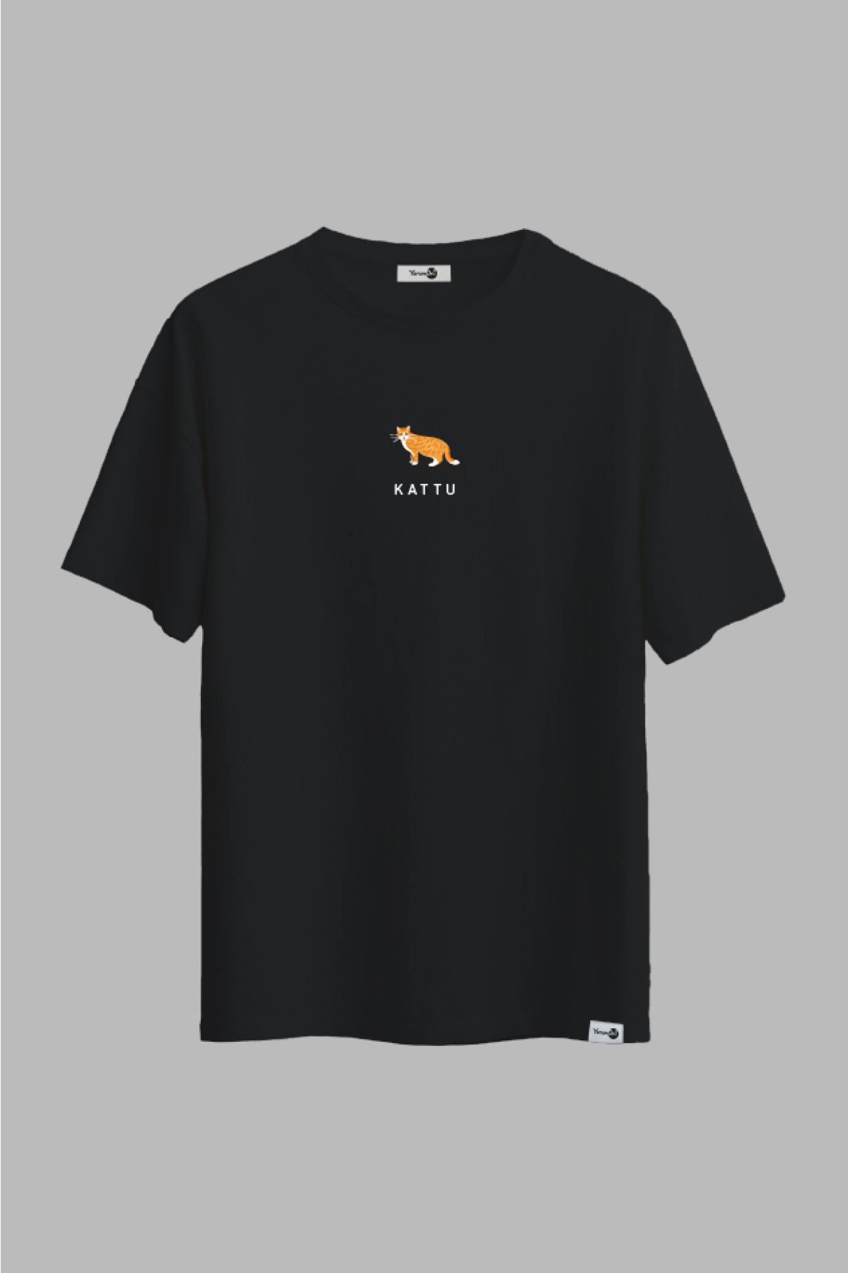 Kattu Klasik Tshirt Siyah