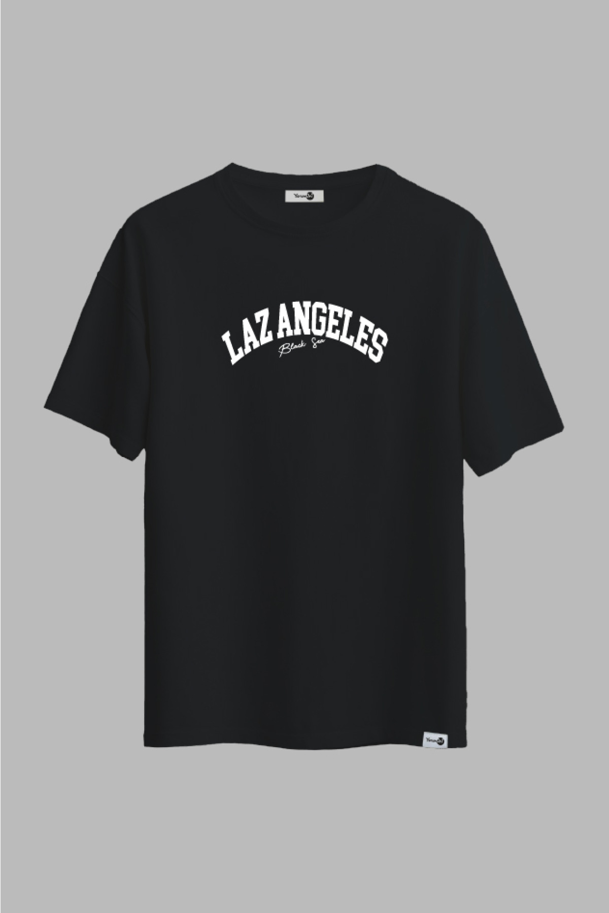 Laz Angeles Klasik Tshirt Siyah