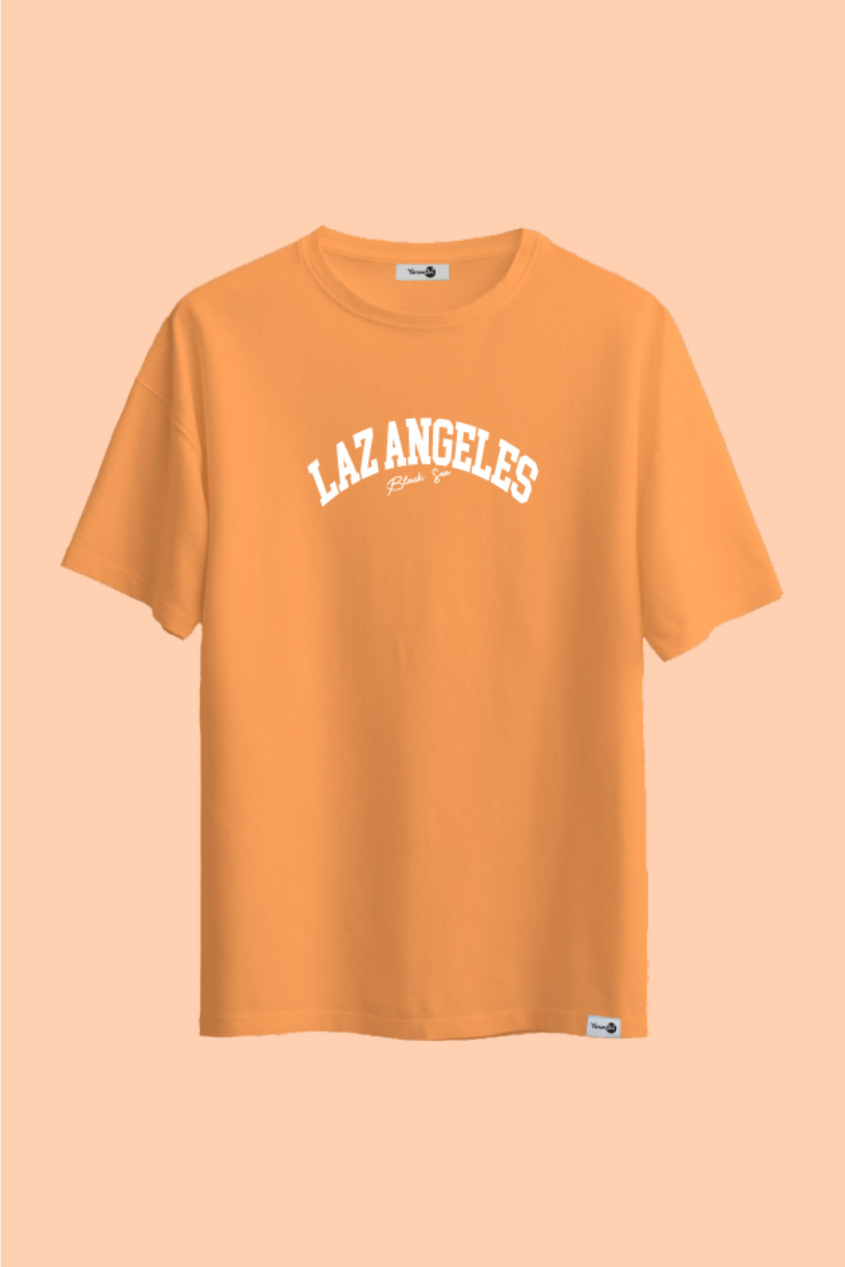 Laz Angeles Klasik Tshirt Turuncu