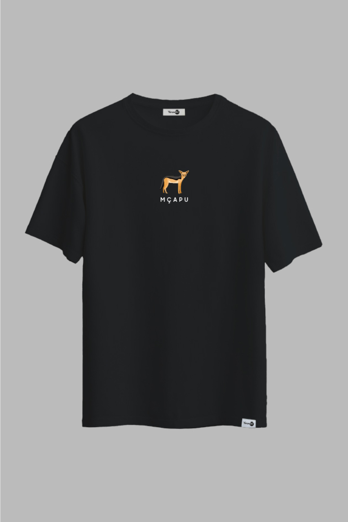 Mçapu Klasik Tshirt Siyah