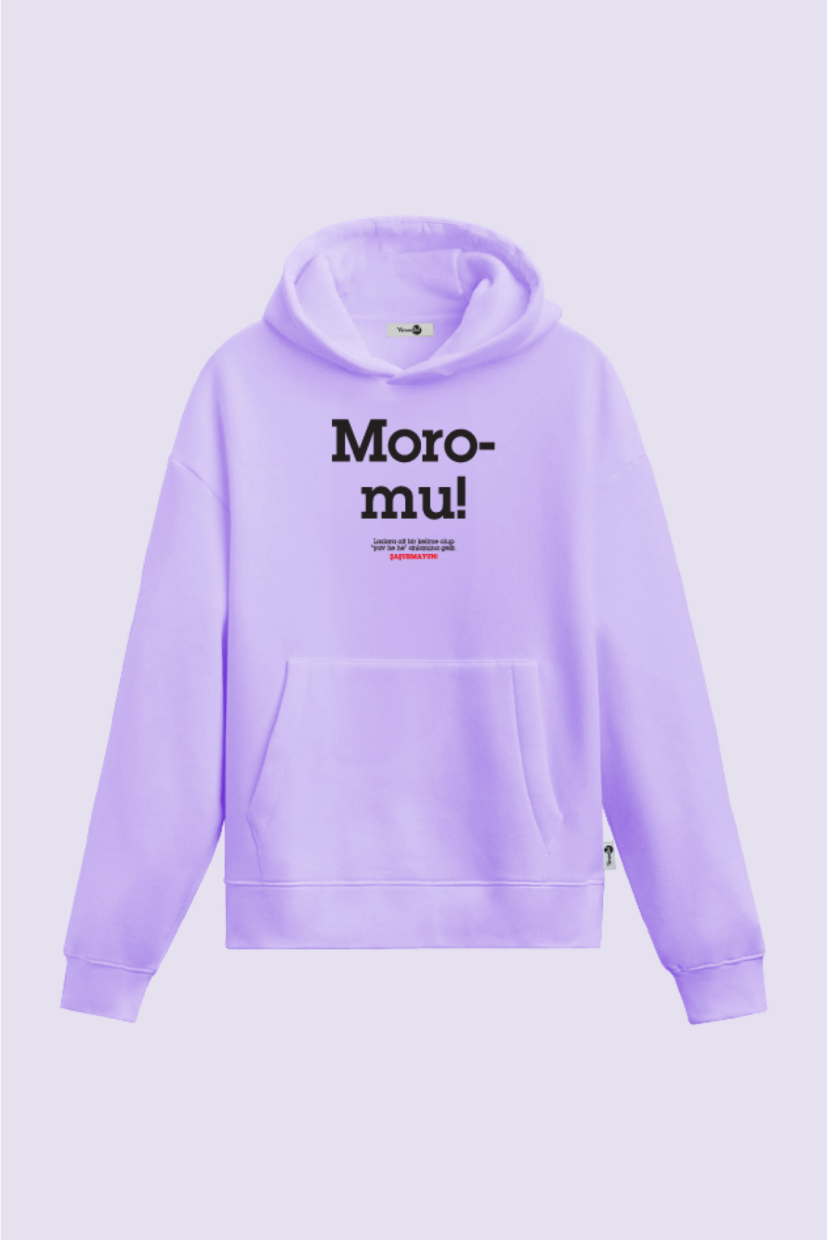 Moro Mu Kapüşonlu Sweatshirt Lila