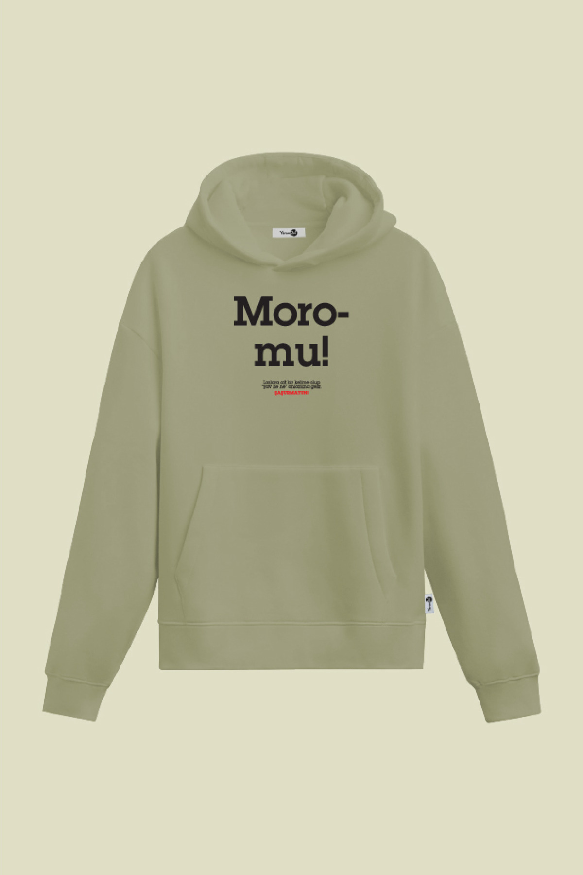 Moro Mu Kapüşonlu Sweatshirt Mint Yeşil