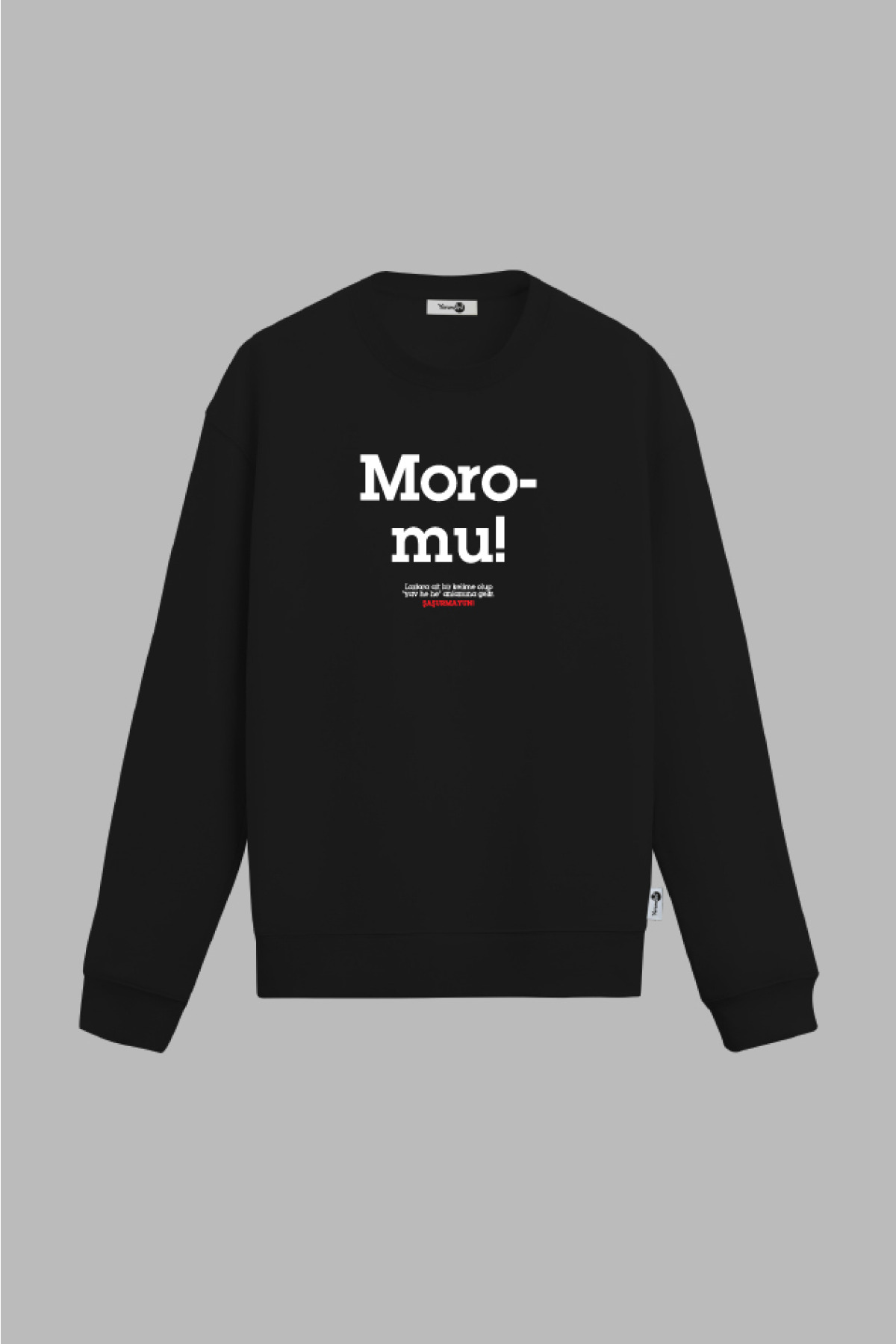 Moro Mu Sweatshirt Siyah