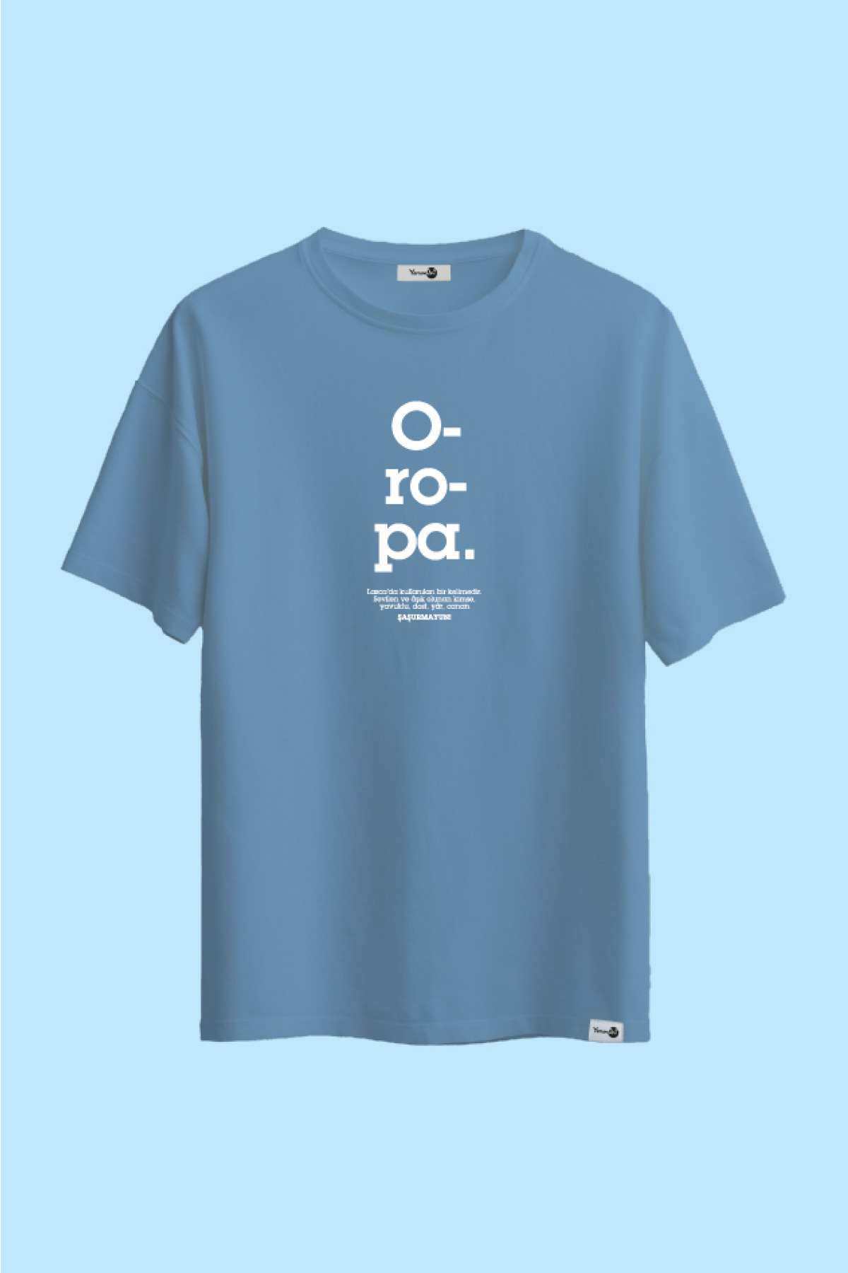 Oropa Klasik Tshirt Mavi