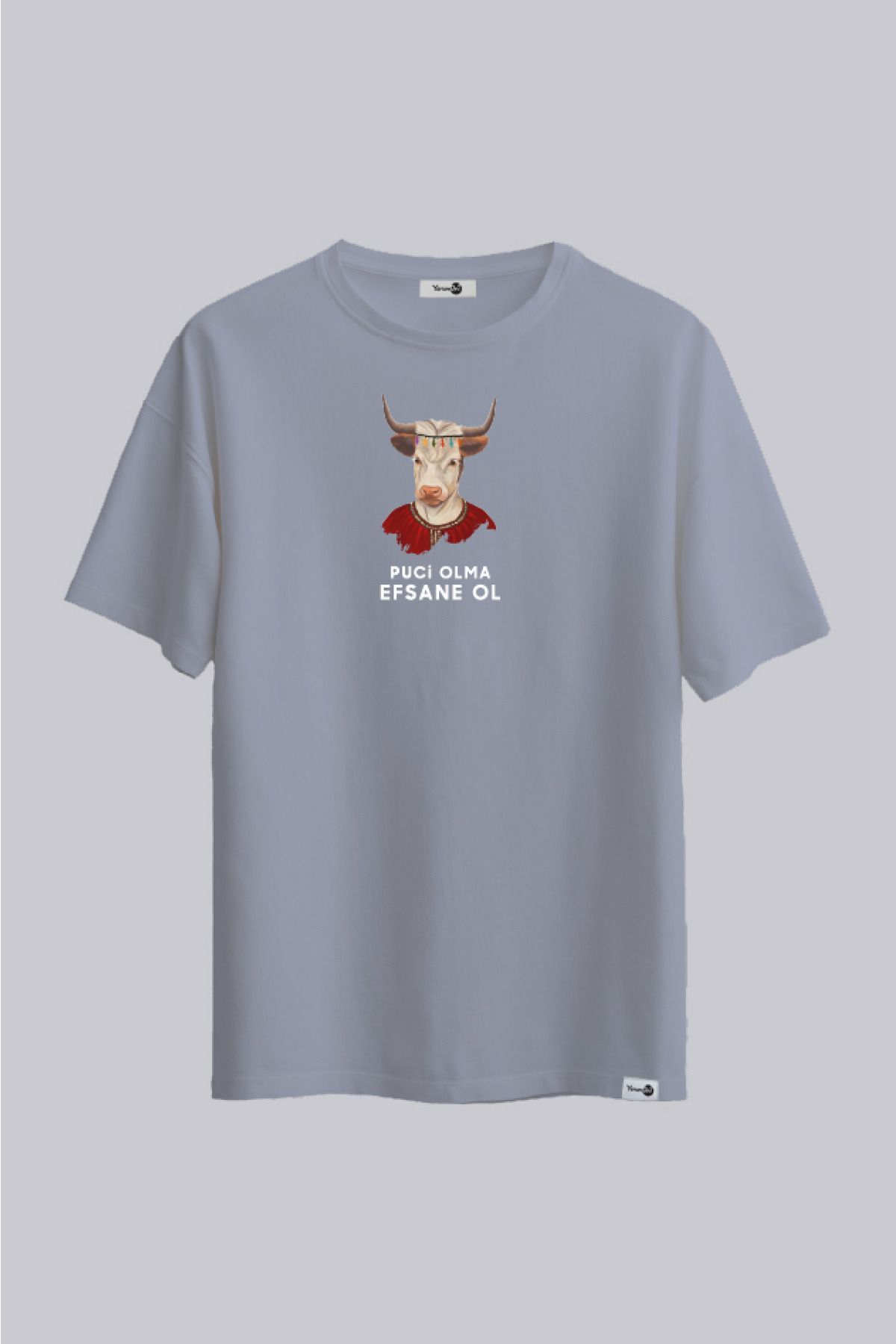 Puci Olma Efsane Ol Klasik Tshirt Lila