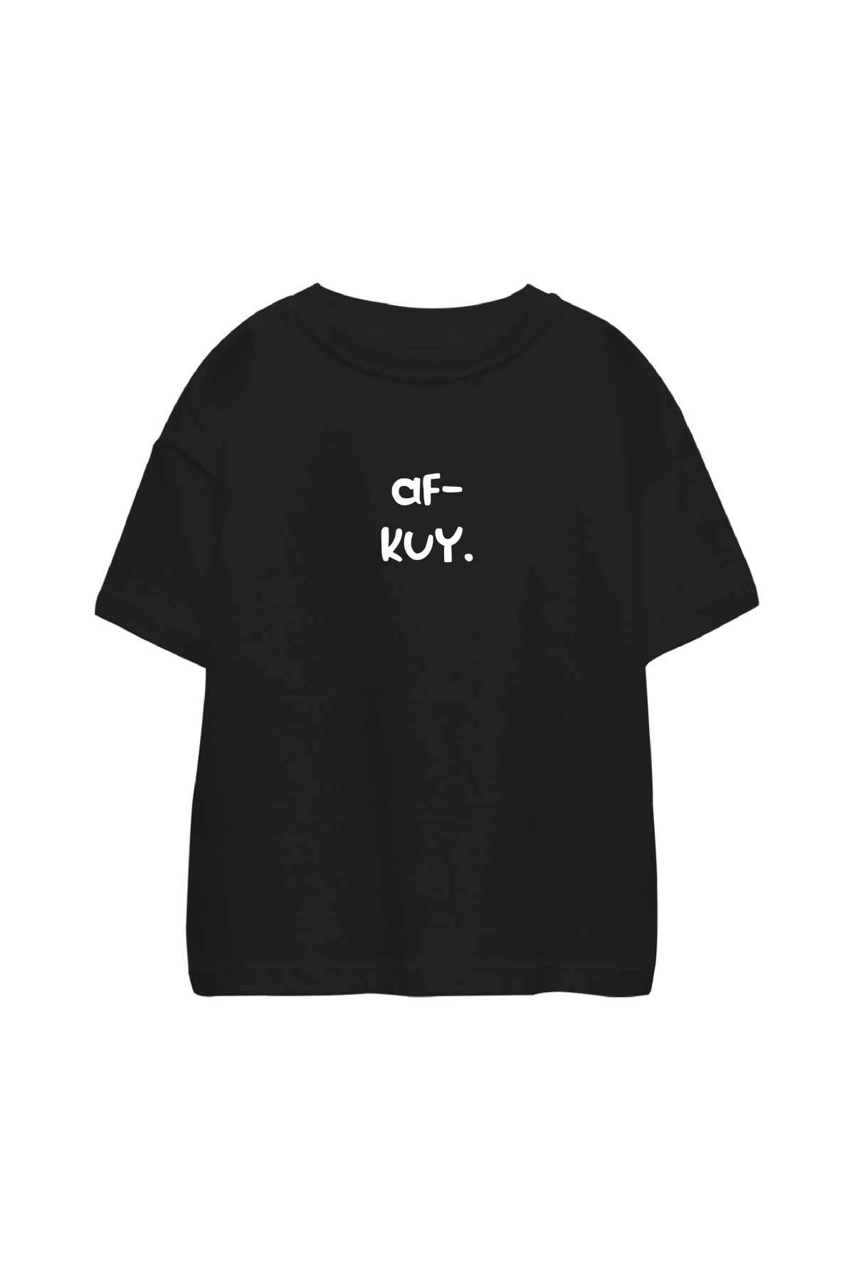 Afkuy Çocuk Tshirt Siyah