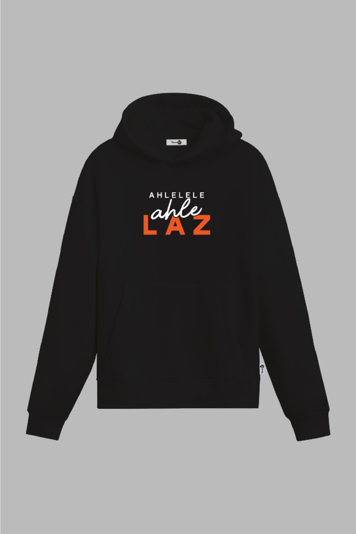 Ahlelelaz Kapüşonlu Sweatshirt Siyah