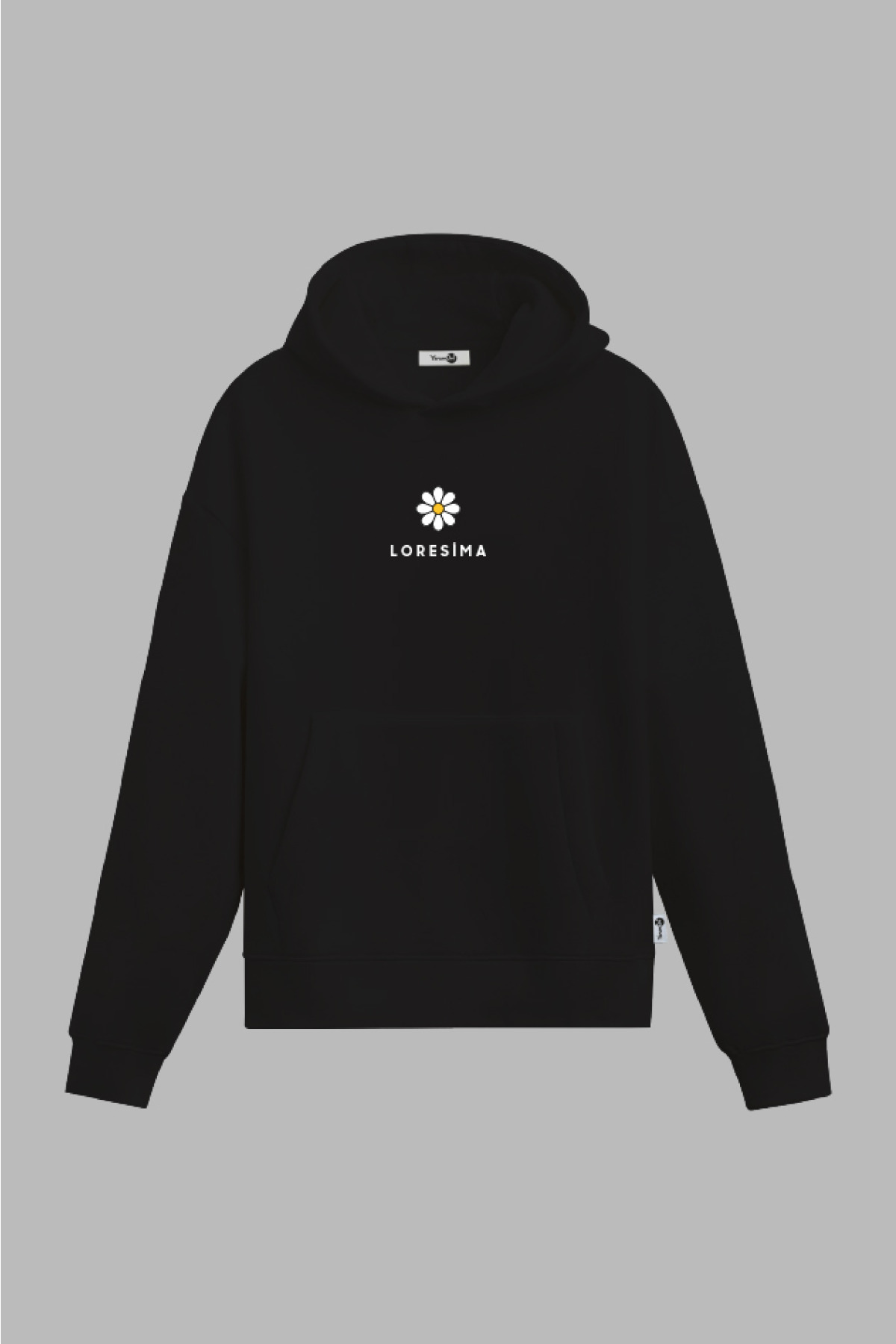 Loresima Kapüşonlu Sweatshirt Siyah