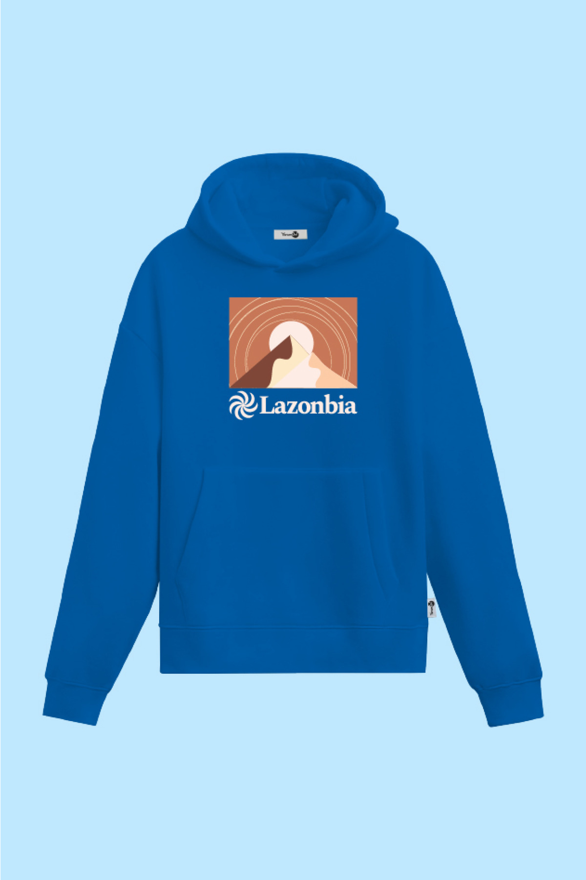 Lazonbia 5 Kapüşonlu Sweatshirt Mavi