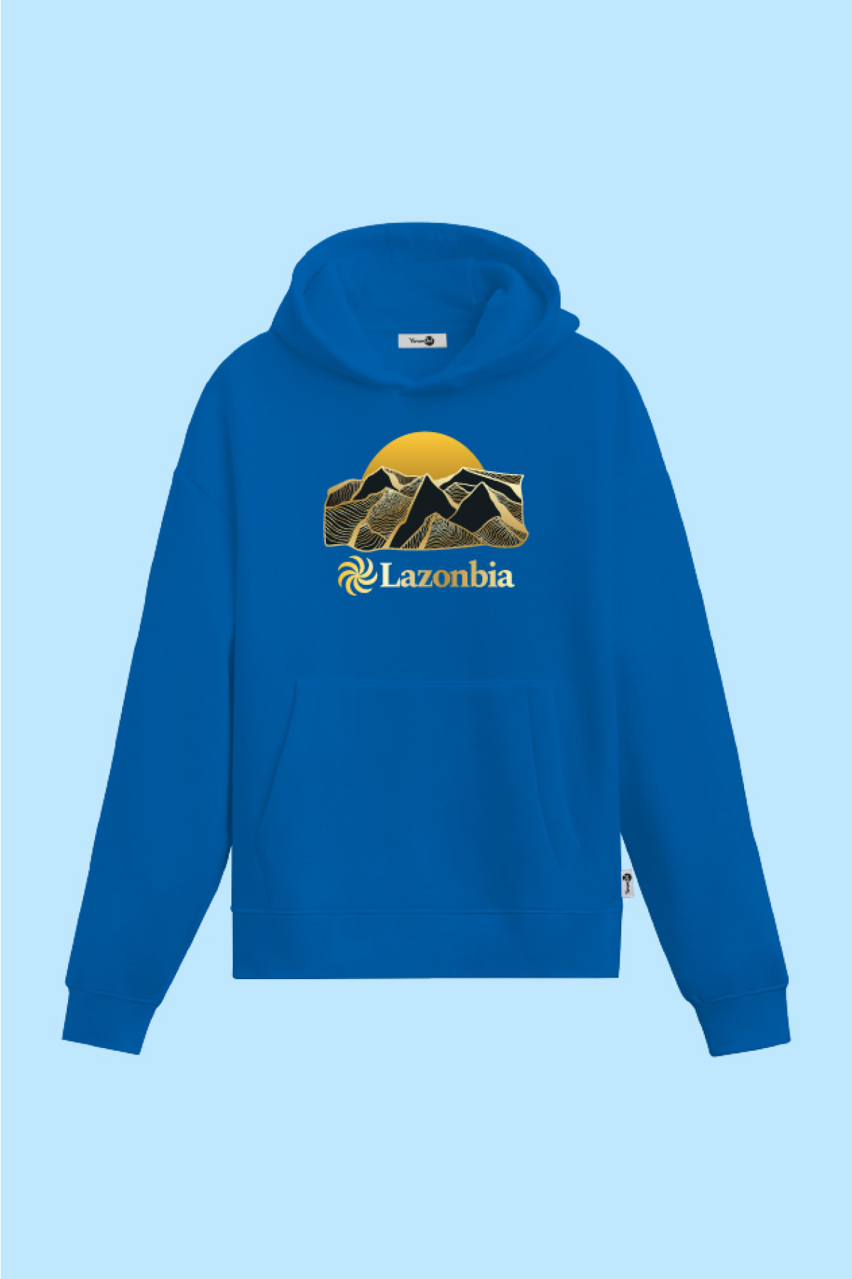 Lazonbia 3 Kapüşonlu Sweatshirt Mavi