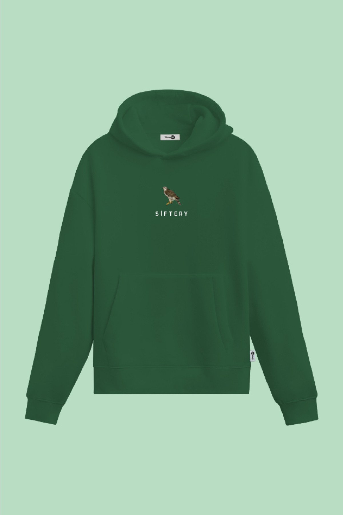 Siftery Kapüşönlu Sweatshirt Yeşil