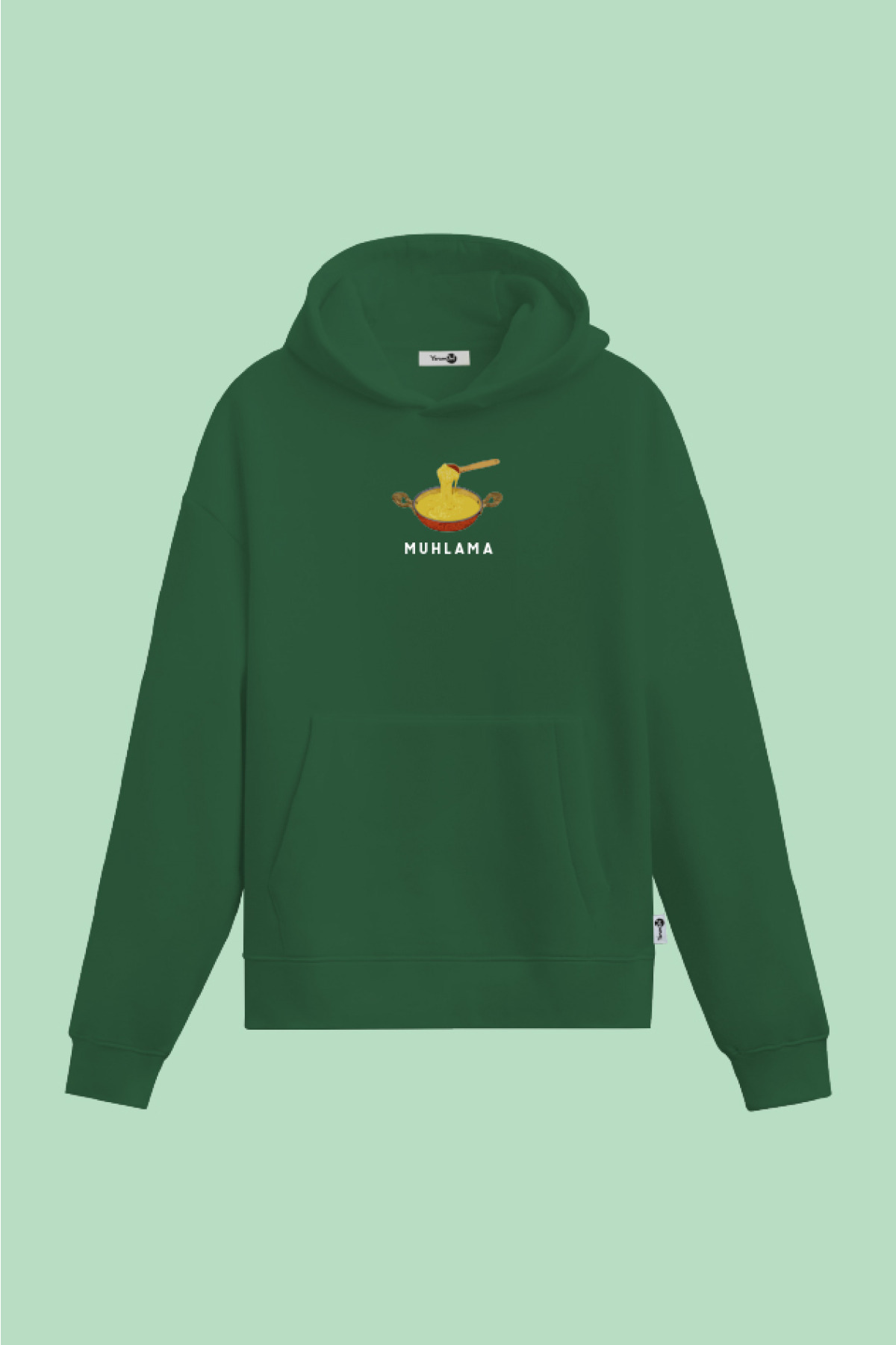Muhlama Kapüşonlu Sweatshirt Yeşil