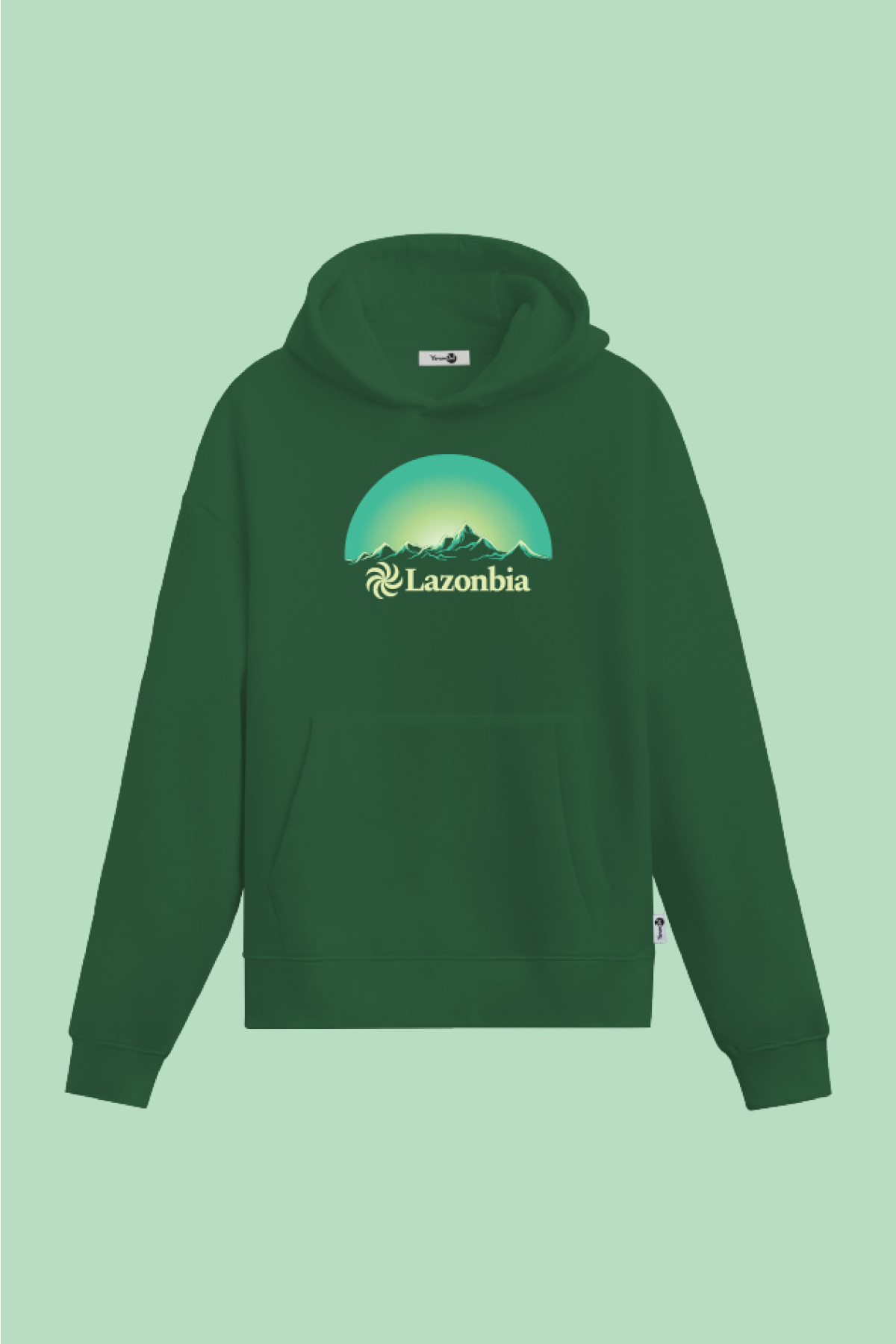 Lazonbia 4 Kapüşonlu Sweatshirt Yeşil