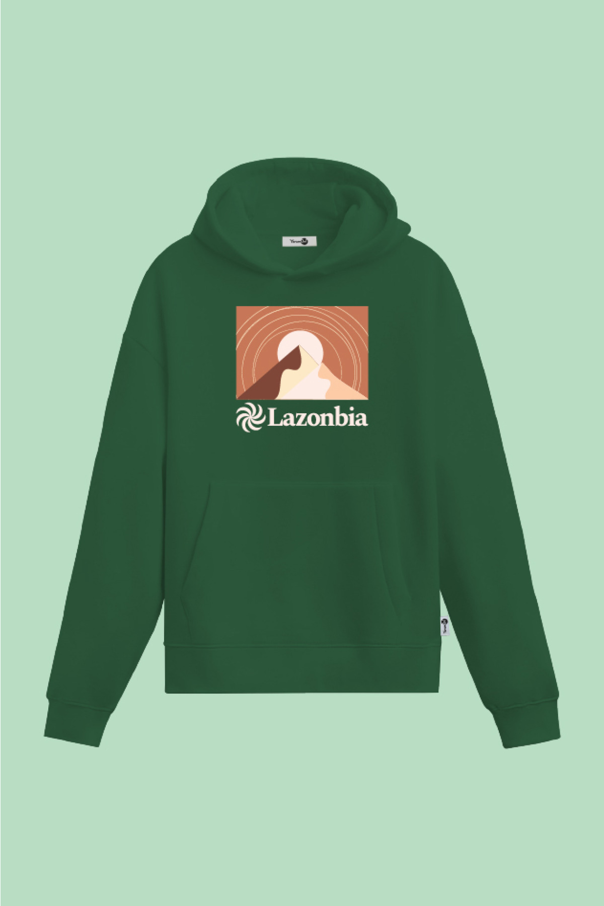 Lazonbia 5 Kapüşonlu Sweatshirt Yeşil