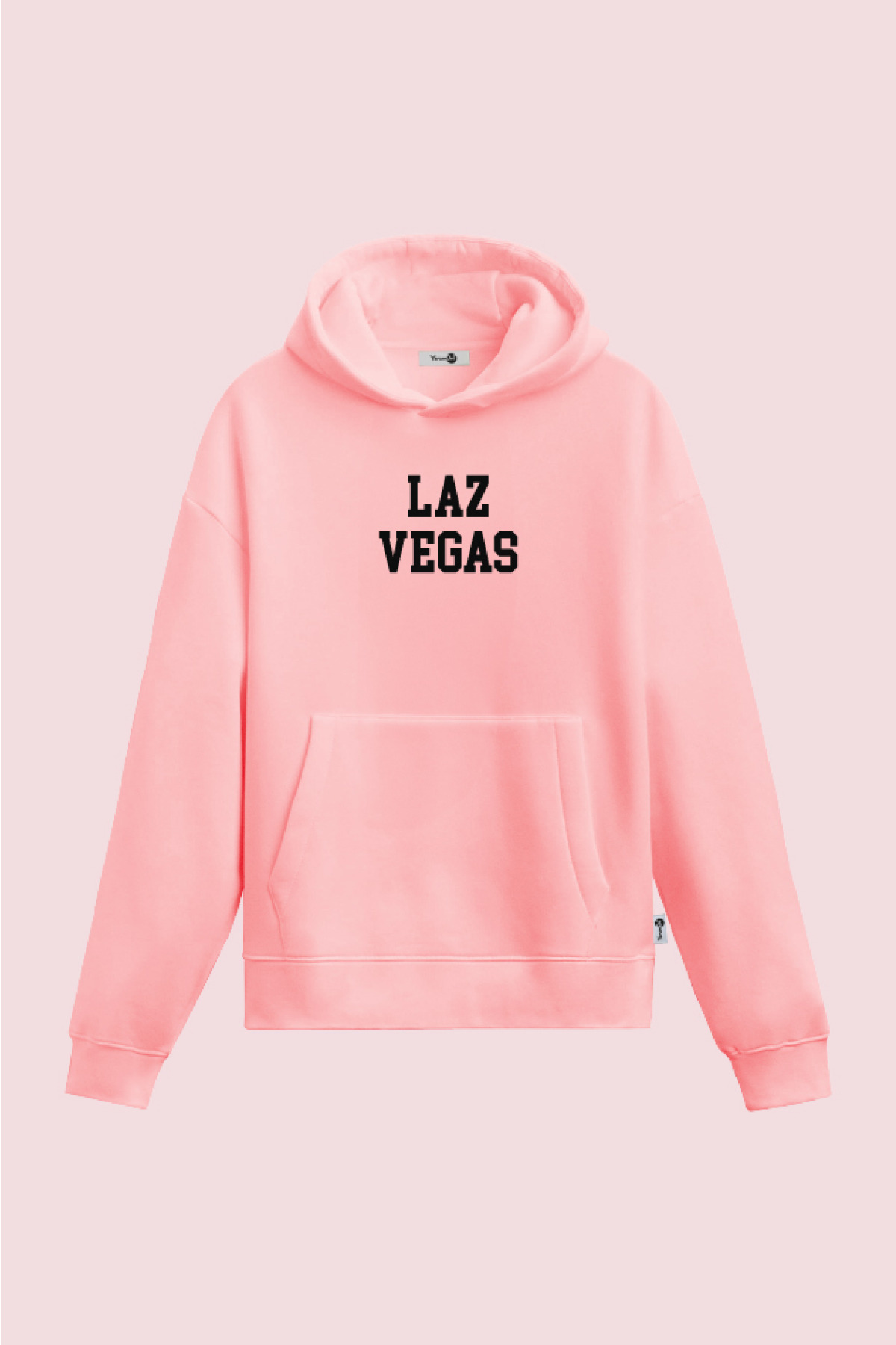 Laz Vegas 2 Kapüşönlu Sweatshırt Pembe