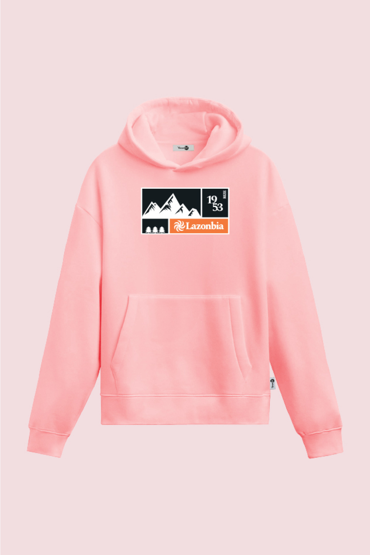 Lazonbia 6 Kapüşonlu Sweatshirt Pembe