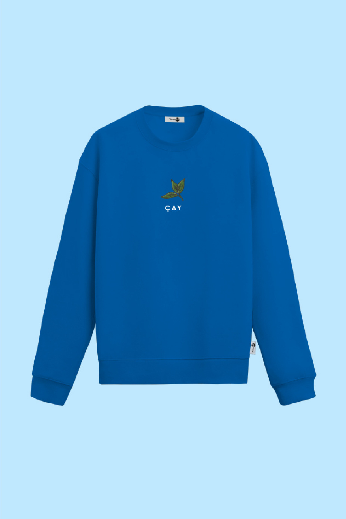 Çay Sweatshirt Mavi